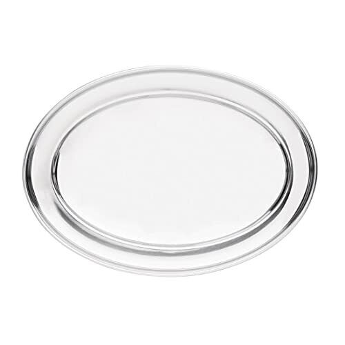 Olympia K361 piatto da portata, ovale, 9 ", argento