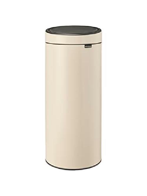 Brabantia - Touch Bin 30L - Pattumiera Grande per Cucina - Apertura Soft-Touch -