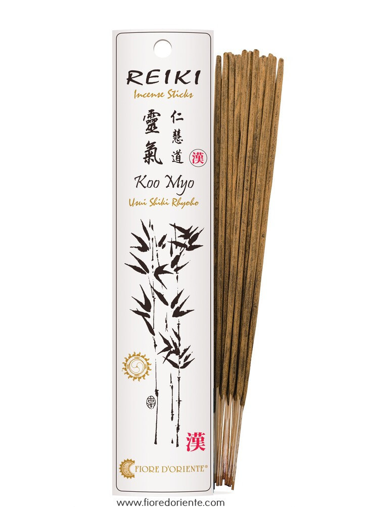 Koo Myo Reiki Incense, Incenso Naturale, 10 Bastoncini