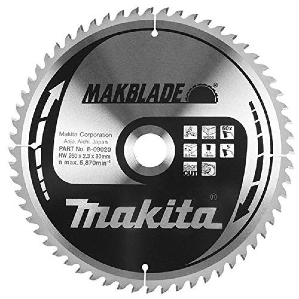 Makita B-09101 - Disco para ingletadora makblade 250x2.3 llanta 1.8 mm 100z 5 gr