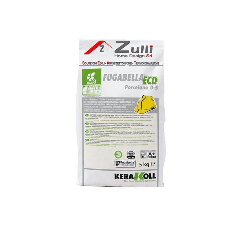 FUGABELLA ECO PORCELANA 0-5 KERAKOLL 10 ANTRACITE 5KG