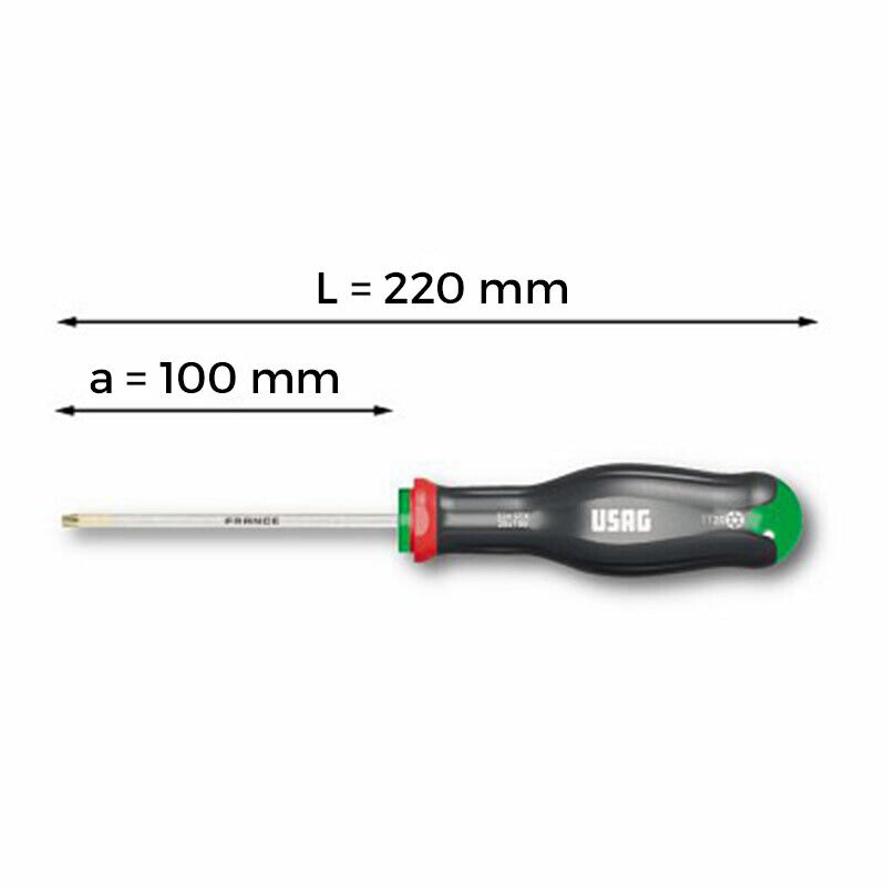 USAG 324 STX - Giravite TORX T27 x 100 Tamper Resistant
