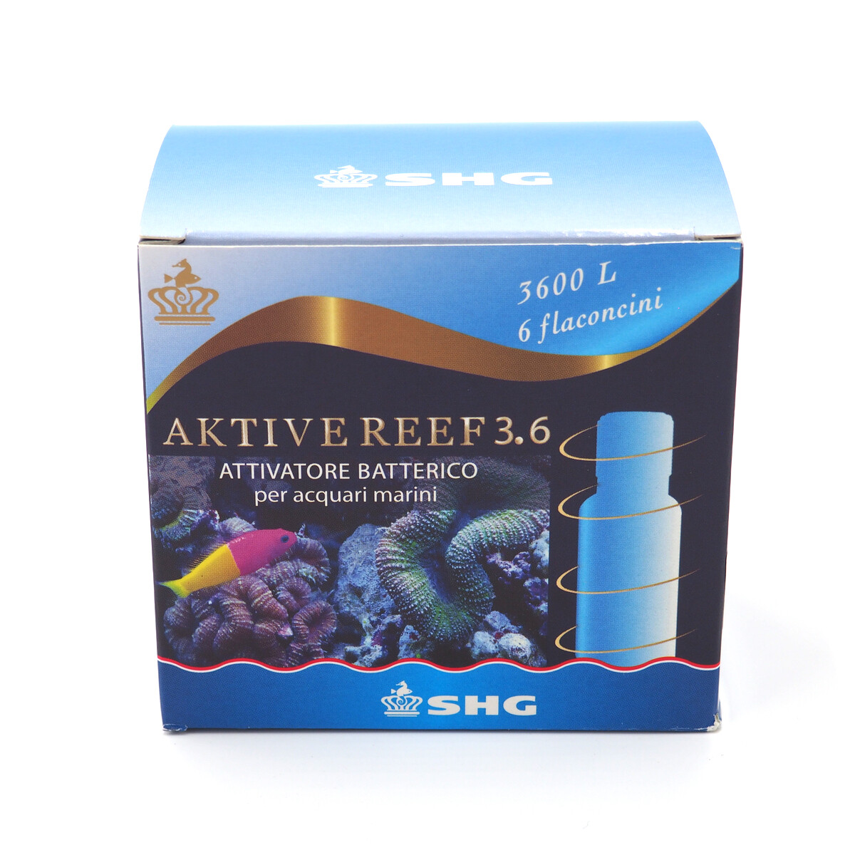 SHG AKTIVE REEF 3.6 ATTIVATORE BATTERICO BATTERI ACQUARIO MARINO