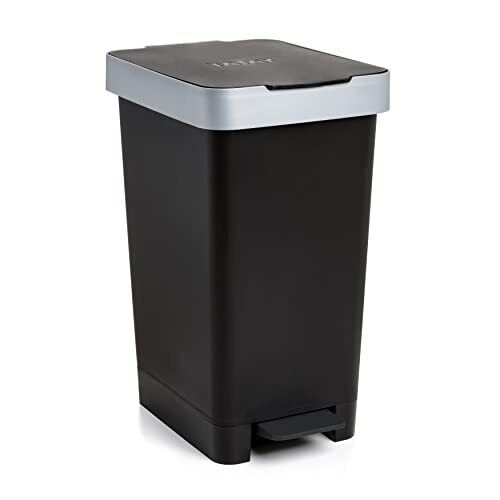 TATAY Pattumiera Smart, 25L di Capacita, Pedale Retrattile, (R4w)