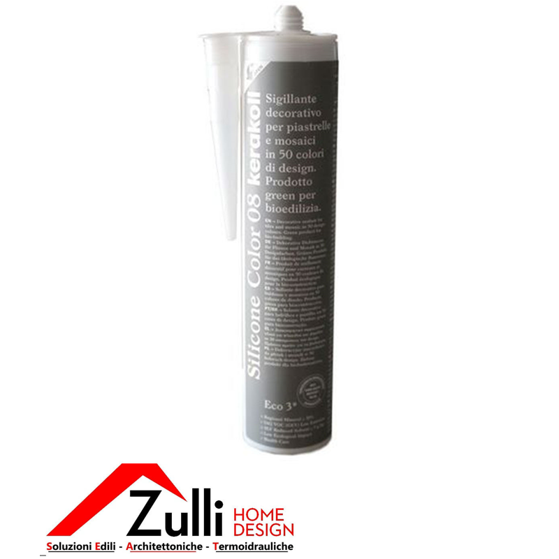 FUGABELLA ECO SILICONE COLOR KERAKOLL 310 ML GRIGIO FERRO 08