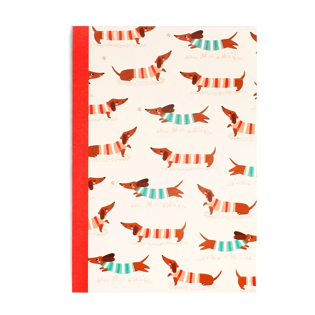 Notebook A5 Righe 60 Pagine Sausage Dog | Rex London