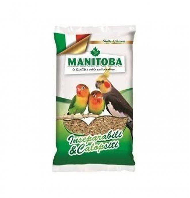 Mangime Inseparabili e Calopsiti Manitoba 1kg