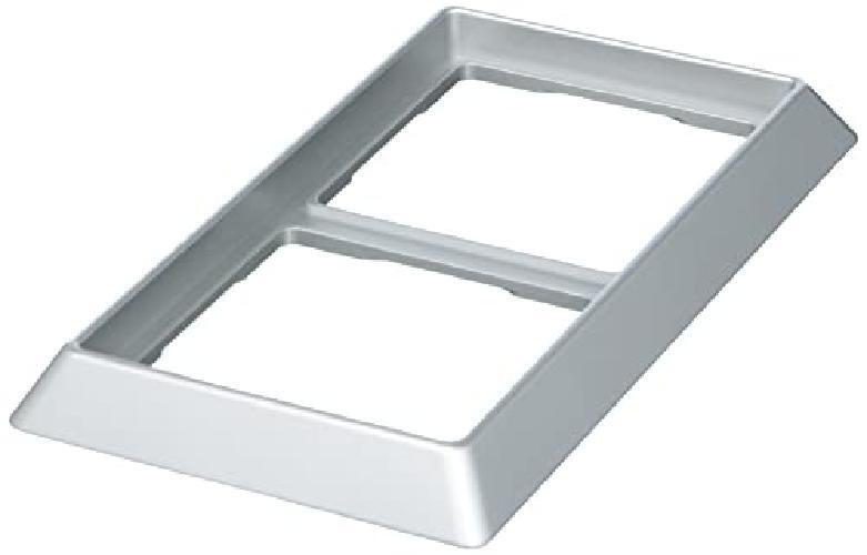 Busch Jaeger 2102 33 Allwetter Rahmen IP44 2fach, alusilber