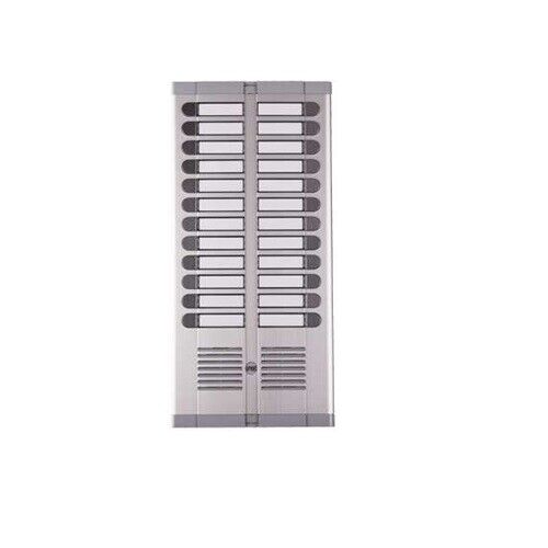 URMET Pulsantiera 925/224 in alluminio 2 File 24 Pulsanti ex 725/224