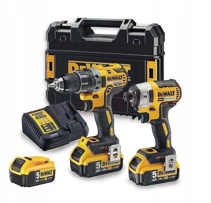 DeWALT Kit DCK266P3 (DCD796 + DCF887 + 3 x 5,0 Ah + DCB115 + DS150)