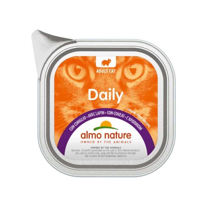 Almo nature cat daily coniglio 100gr