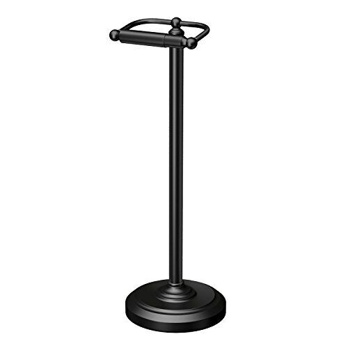 Gatco 1436MX - Porta carta igienica autoportante, colore: Nero opaco (s0C)