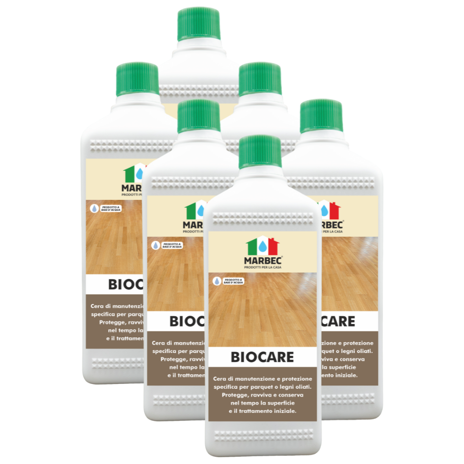 BIOCARE - Cera Protettiva e nutritiva per Pavimenti in Legno oliati