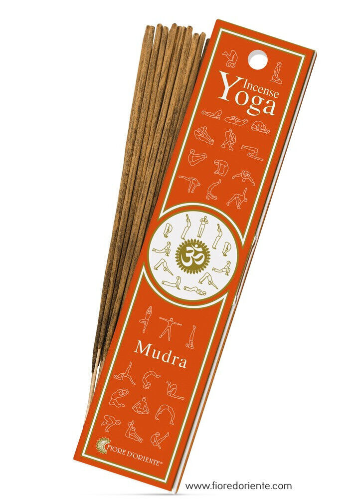 Mudra Yoga Incense, Incenso Naturale, 10 Bastoncini