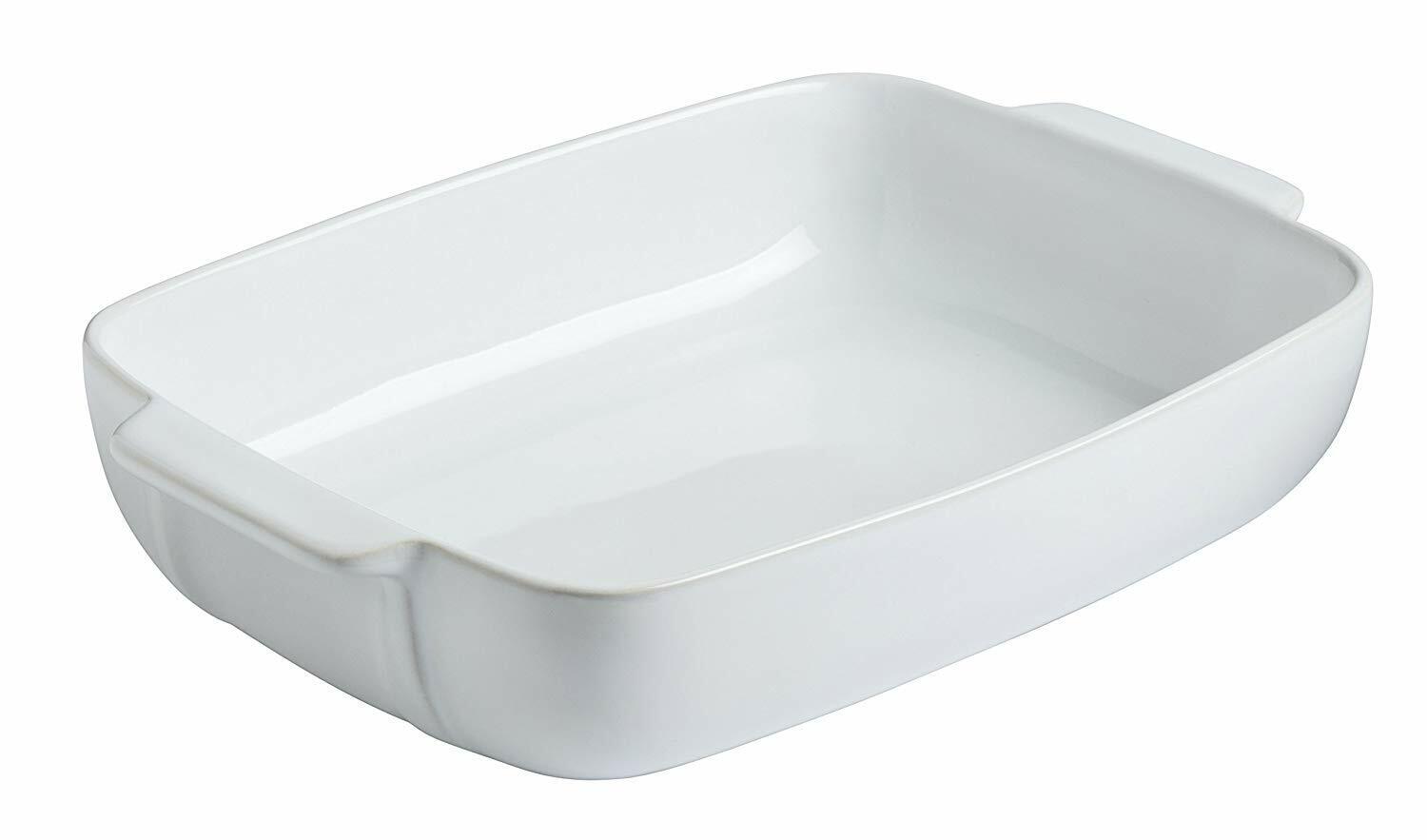 PIROFILA TEGAME TEGLIA RETT BIANCO CERAMICA FORNO CM.29,5x19x7H PYREX 2 2024