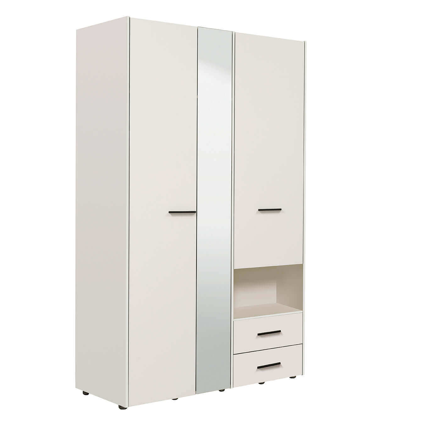 armadio 2 ante 2 cassetti con specchio ESSENZA