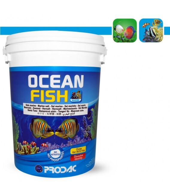 Prodac Ocean fish sale marino in secchio da 30 kg
