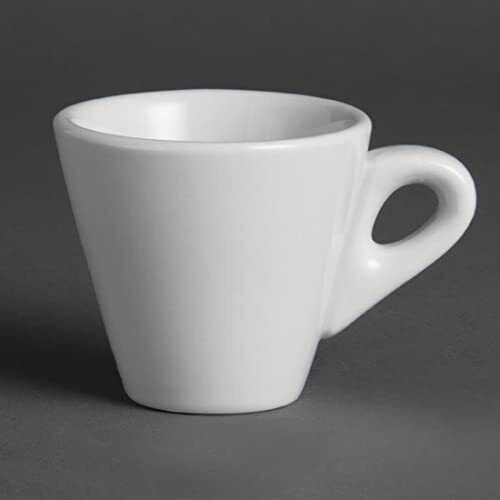 Olympia Y111 Whiteware Espresso Cup, Bianco (Confezione da 12)