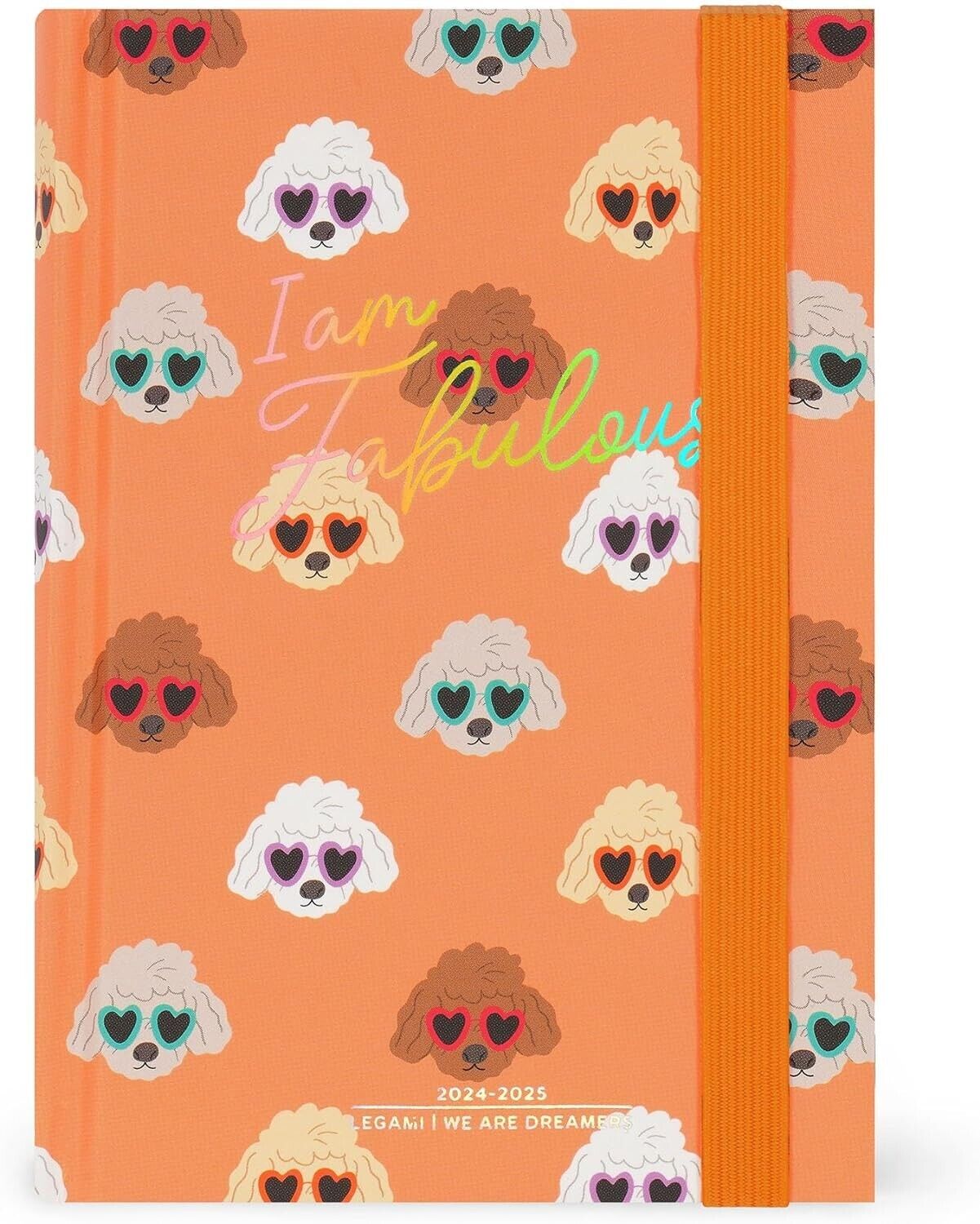 Legami - Agenda Giornaliera Apricot Dogs 2024-2025 16 Mesi Small