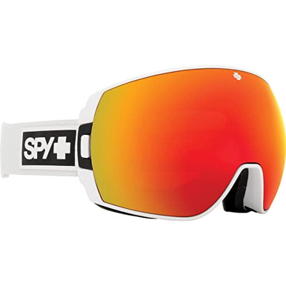 (TG. Taglia unica) Spy Optics Legacy Matte White Happy Bronze Red Spectra Mirror