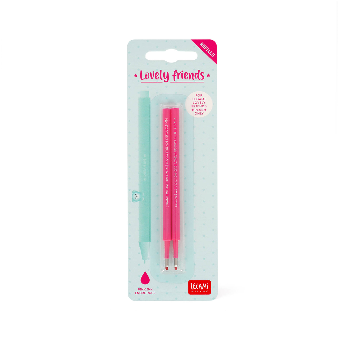 Set Di 2 Refill Per Penna Gel - Lovely Friend Pink | Legami