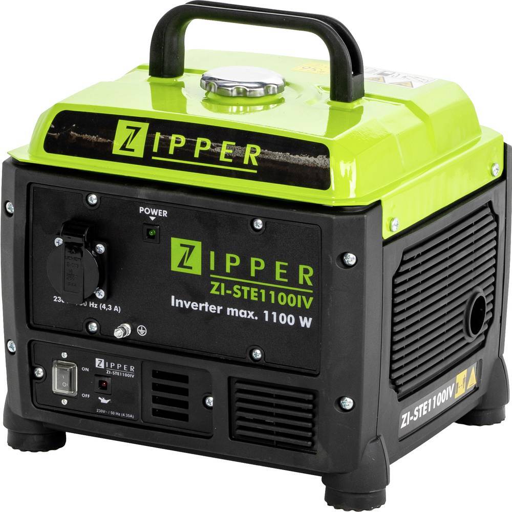 Zipper ZI-STE1100IV 4 tempi Generatore inverter 230 V 12.8 kg 1100 W