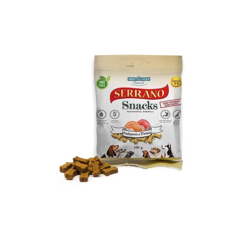 SERRANO SNACKS SALMONE E TONNO. 100GR