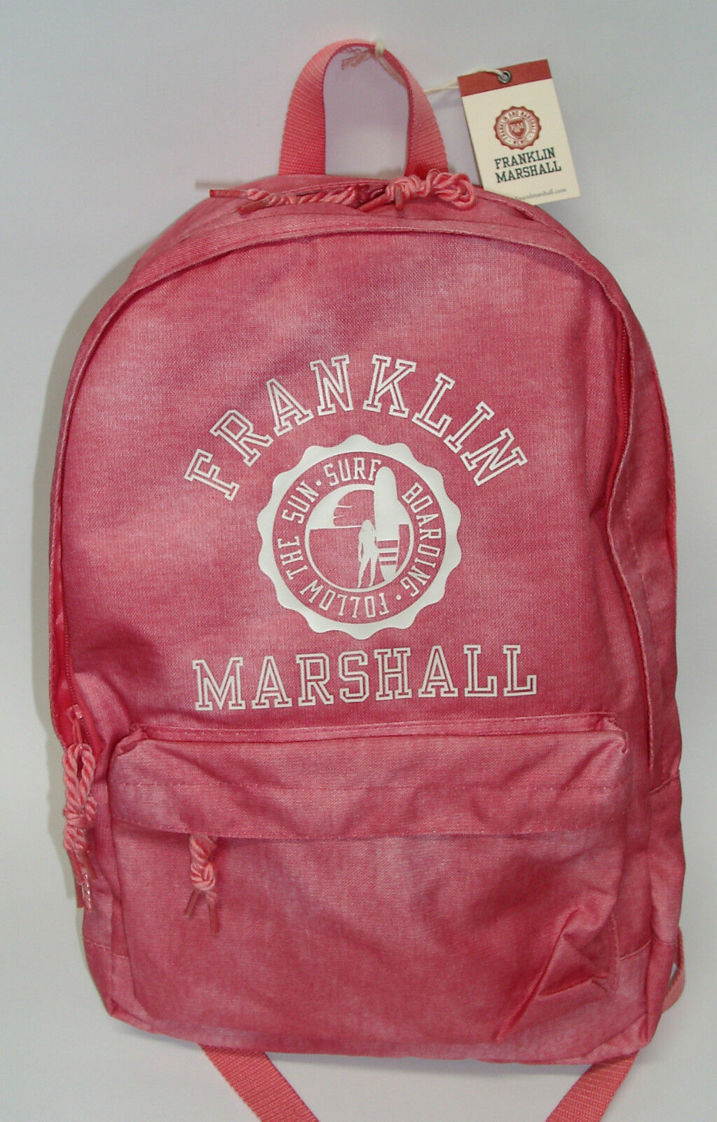 ZAINO SCUOLA ORGANIZZATO FRANKLIN MARSHALL ROSA