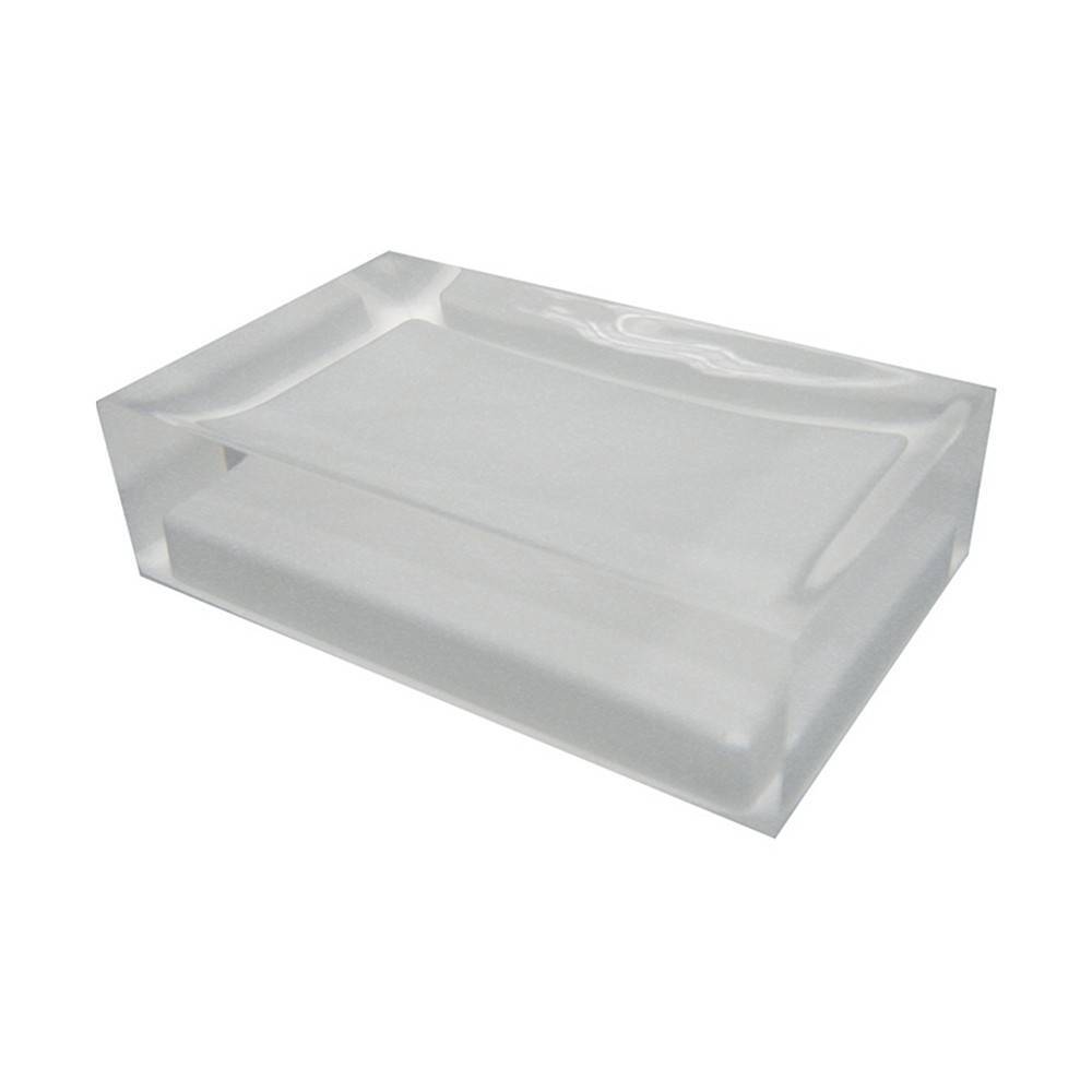 Portasapone d' appoggio GEDY linea Rainbow in resina colore Bianco