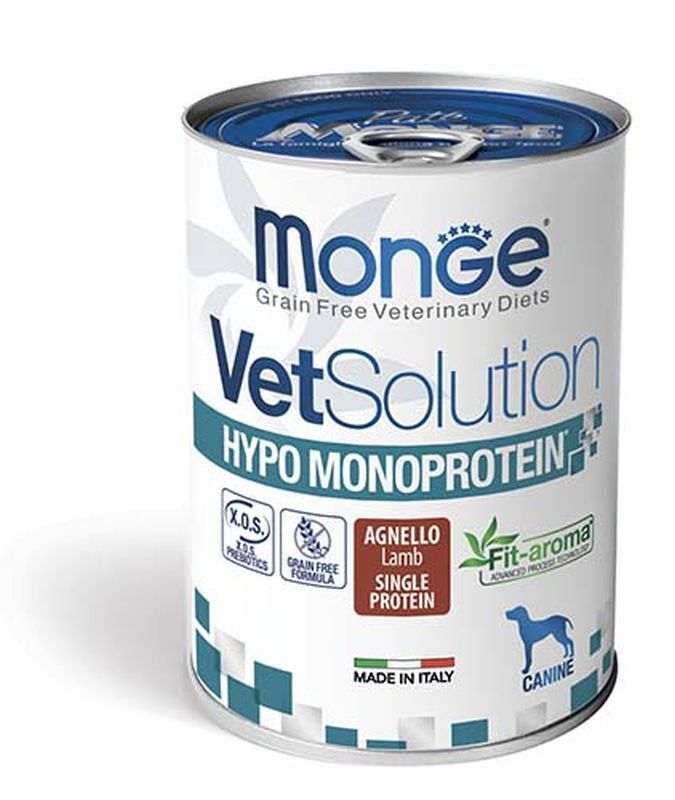 Monge Cane Vetsolution Hypoallergenic Monoproteico 400gr Agnello