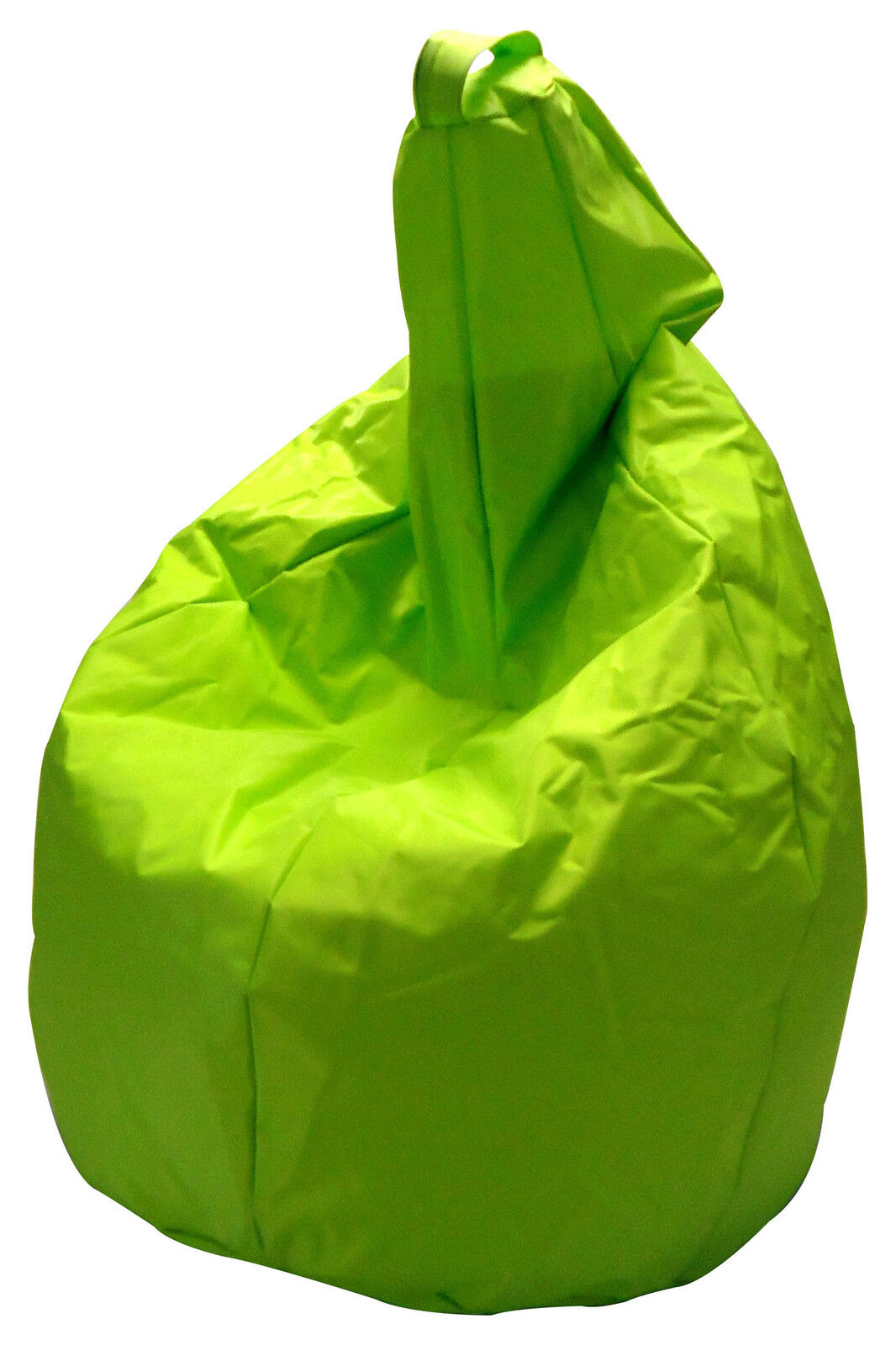 FODERA VUOTA POLTRONA SACCO BEAN BAG POUF PUFF IN NYLON VERDE - MADE IN ITALY!