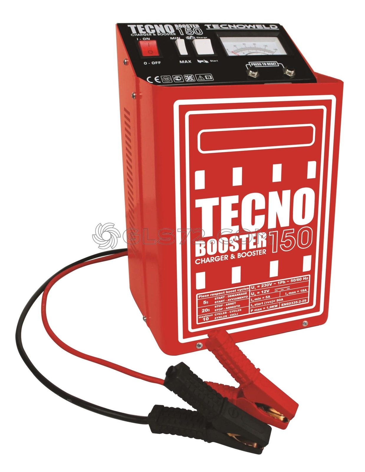 Caricabatteria auto con avviatore 12V 10-270Ah TECNOWELD TECNOBOOSTER 150