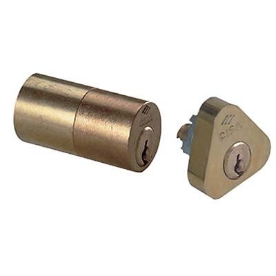 COPPIA CILINDRI ESTERNI 02110 CISA OTTONE CHIAVI 3 X 11731 CISA