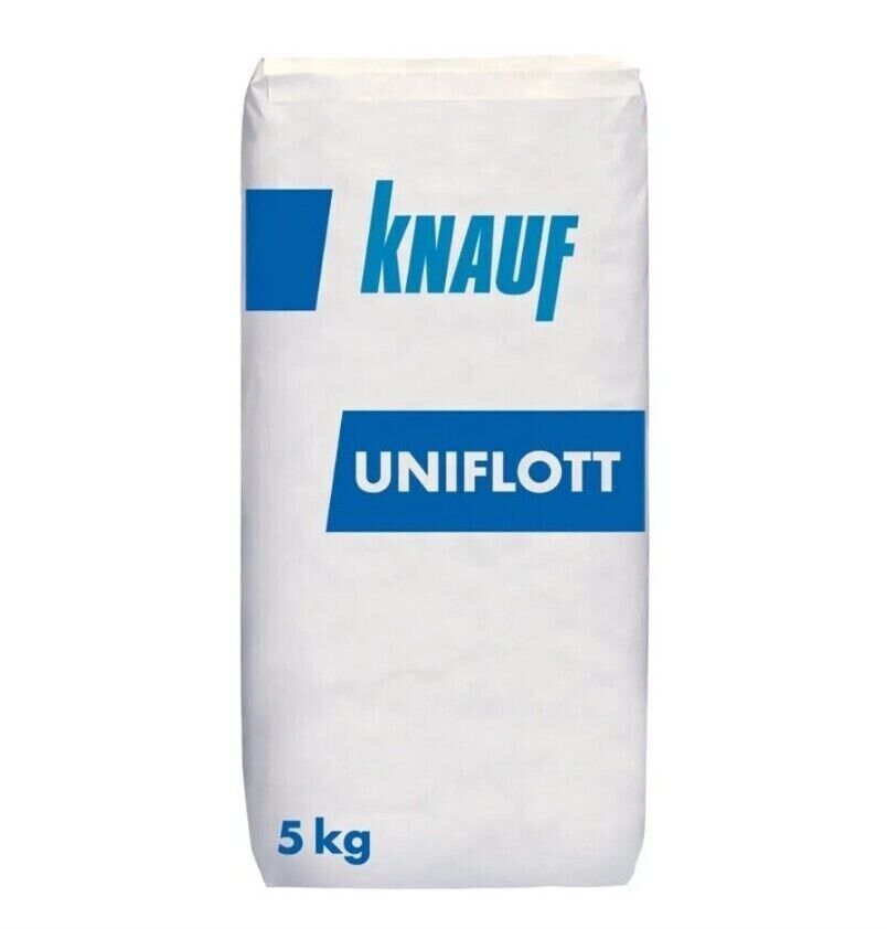 STUCCO IN POLVERE UNIFLOTT AD ALTA RESISTENZA FINITURA GIUNTI KNAUF DA 5 KG
