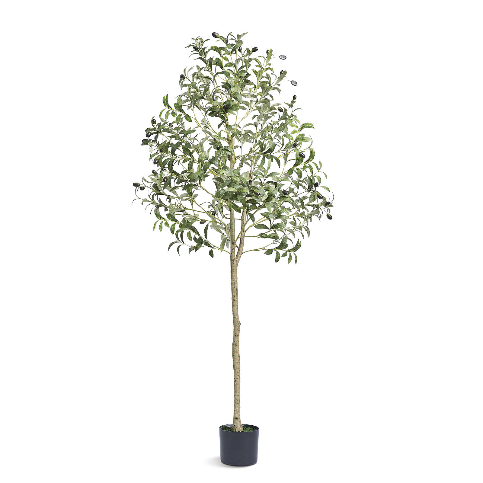 VEVOR Albero Artificiale Olivo Pianta Finta Ulivo Realistica 60x155 cm con Vaso