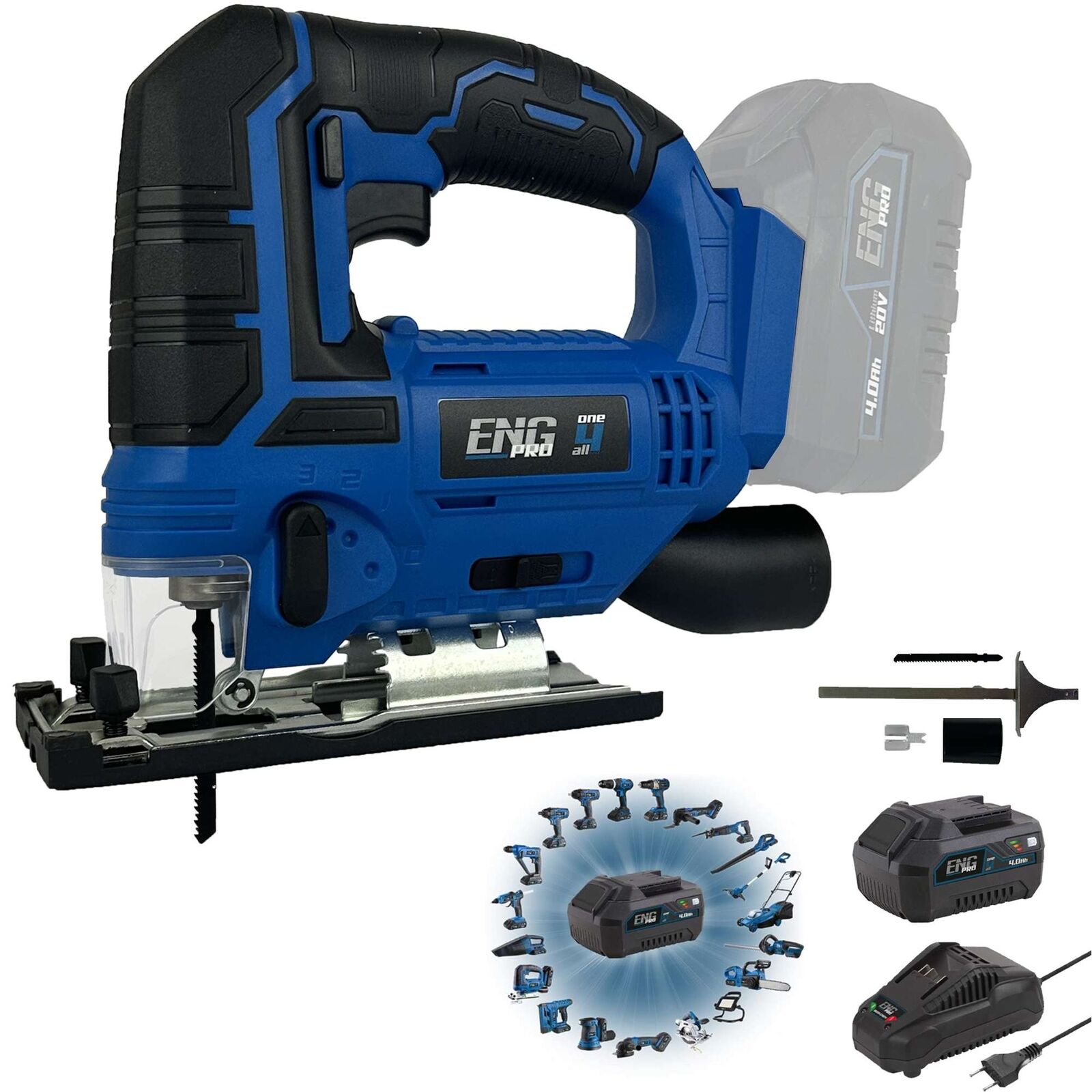 Seghetto Alternativo - Linea professionale ONE4ALL 20V - 1 batteria 4.0Ah
