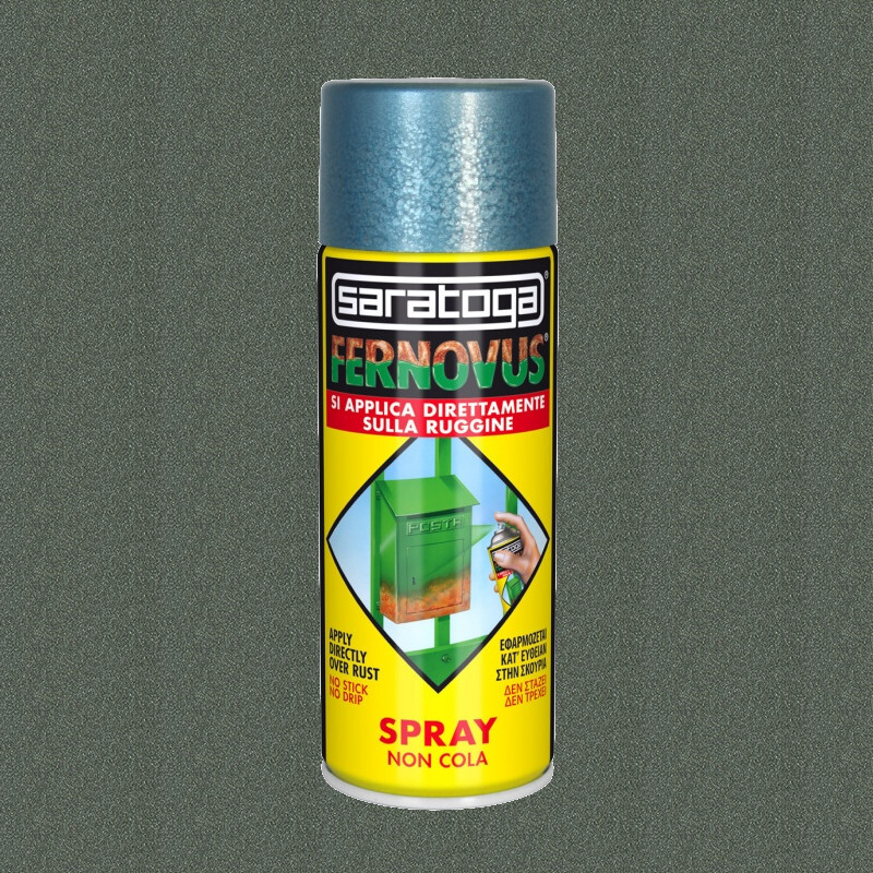 Vernice Antiruggine Spray Fernovus 400ml Saratoga - Micaceogrigio