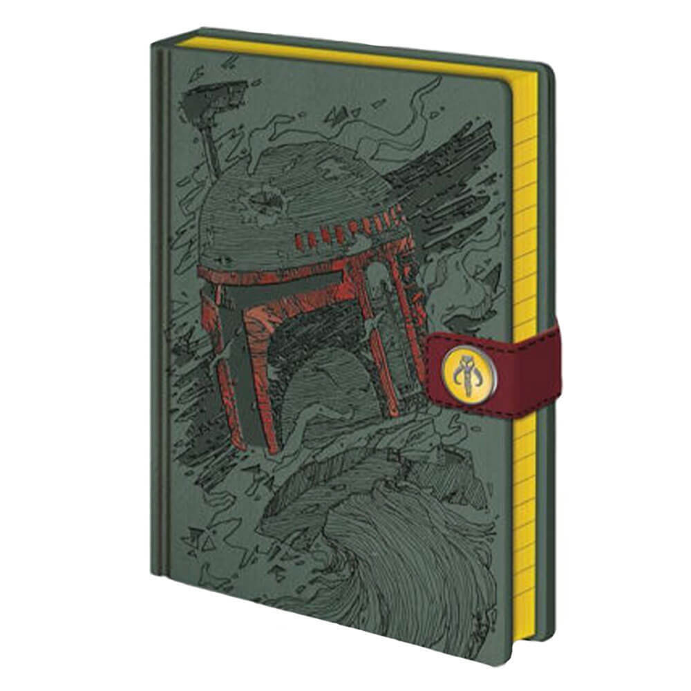 Taccuino Star Wars Boba Fett Premium con copertina rigida, merce con licenza uff