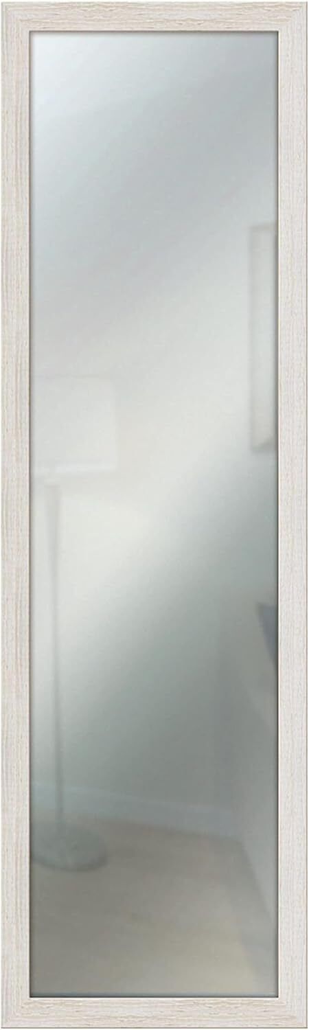 Lupia Specchio da parete MIRROR SHABBY CHIC 38x121 cm colore Beige Avorio,...