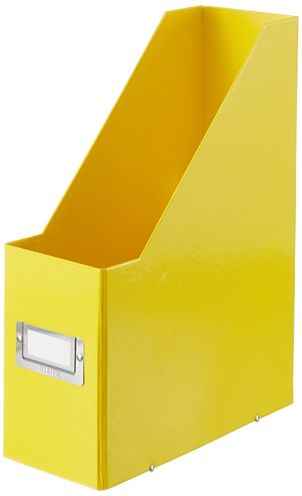 Leitz Magazine File Holder, A4, Cardboard Document Storage Box with Label, Folda