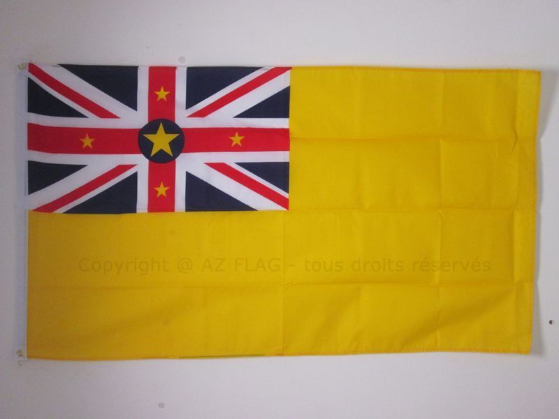 BANDIERA NIUE 90x60cm - BANDIERA NEOZELANDESE 60 x 90 cm - Nuova