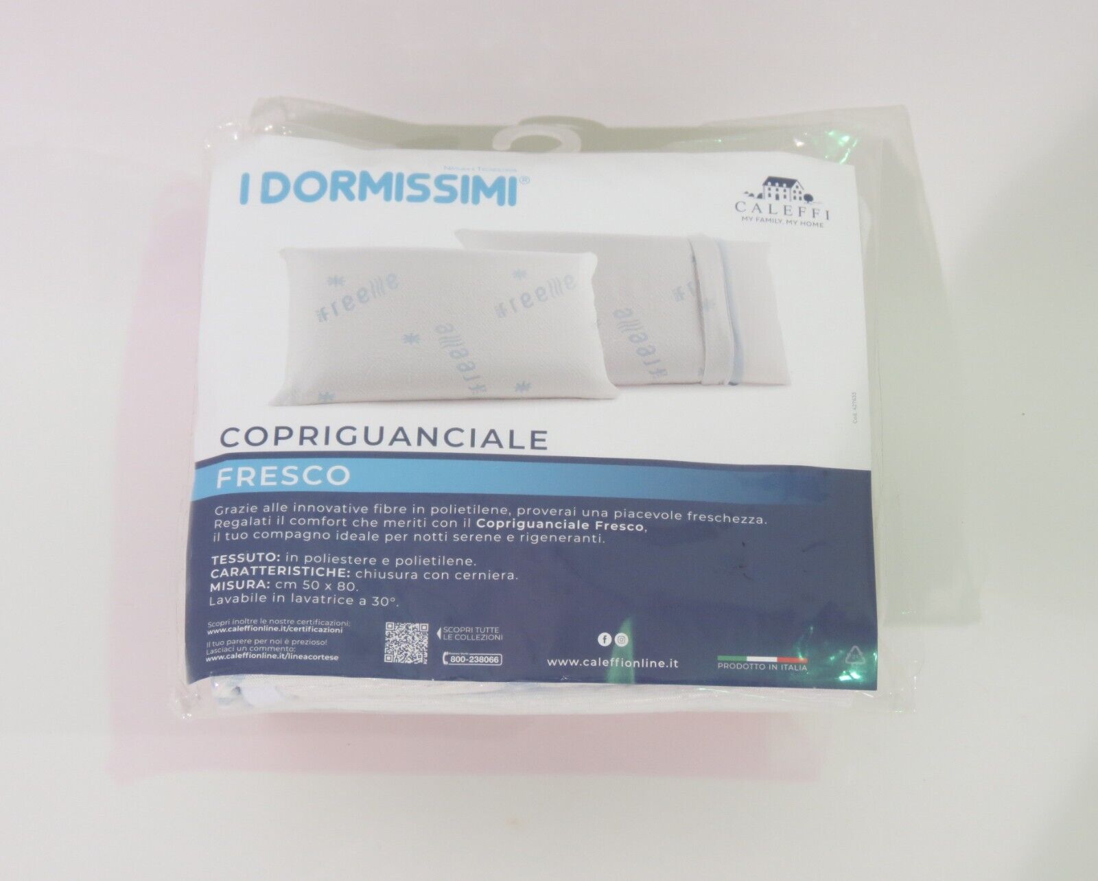 N5248 Copriguanciale 50x80 "FRESCO" di Caleffi