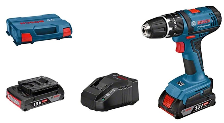 TRAPANO AVVITATORE A PERCUSSIONE BOSCH GSB18-2LI - 2 BATTERIE A LITIO
