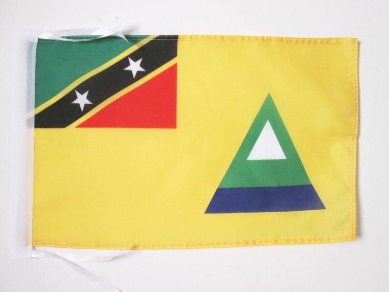 BANDIERA NEVIS INDIPENDENTISTA 45x30cm - BANDIERINA SAINT KITTS E NEVIS 30 x 45