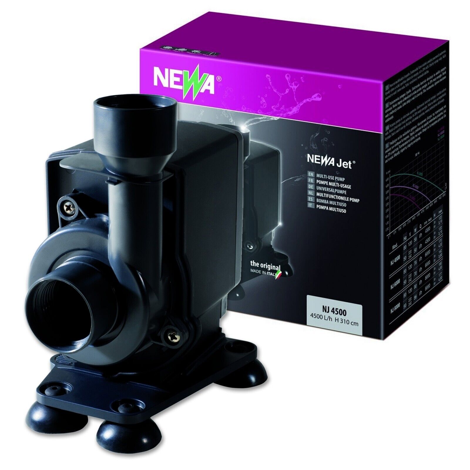 Newa Jet NJ 4500 Pompa PER ACQUARI 4500 lt controllo elettronico e analisi