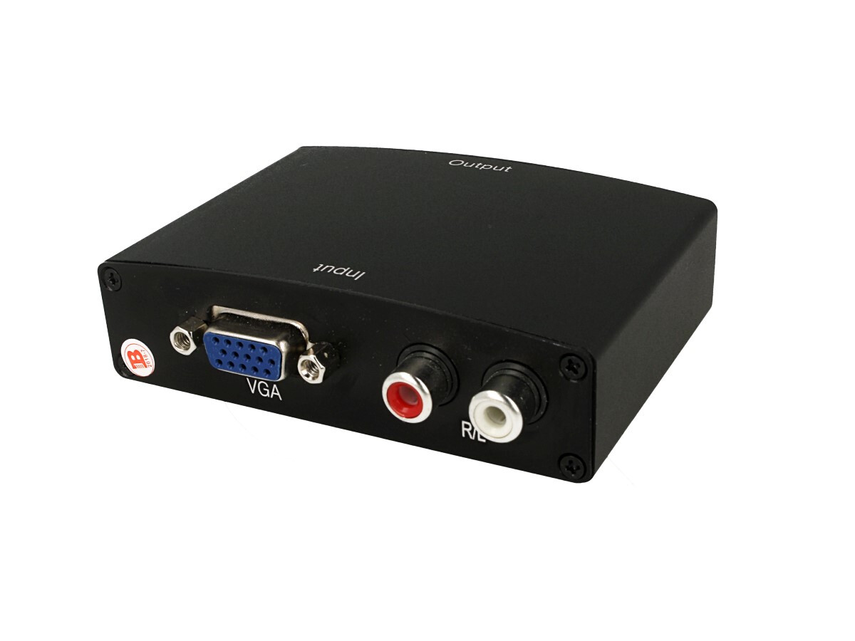 Convertitore VGA-HDMI Da Input VGA + Audio R/L A Output HDMI HD 1080P Per TV Mon