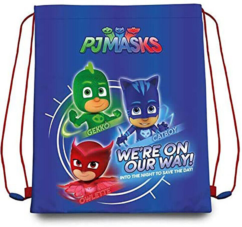 SACCA BORSA PJ MASKS DISNEY DA PASSEGGIO PALESTRA CM40 SUPER PIGIAMINI BAMBINI