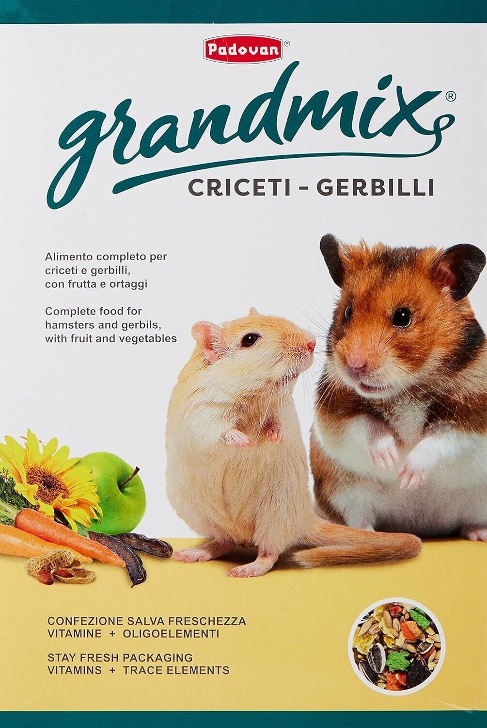 Padovan Grandmix Criceti kg 1. Mangime Per Roditori PADOVAN