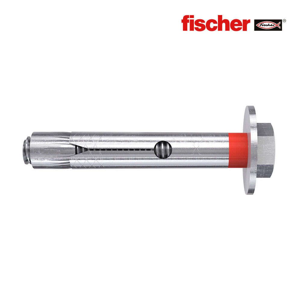 Fischer 45650 Scatola 100 Tacchetti Metallici FSL 8 T Finitura Esagonale M6X45