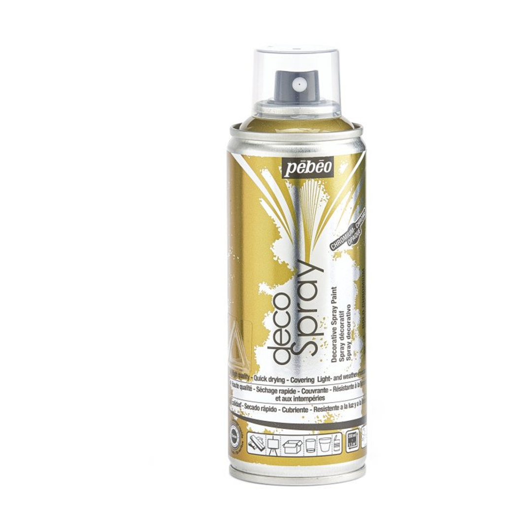 Bomboletta Decospray Cromato 200ml 882-Oro | Pebeo